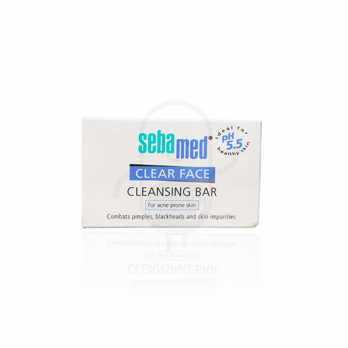 SEBAMED CLEAR FACE CLEANSING BAR FOR ACNE PRONE SKIN BOX 100 GRAM